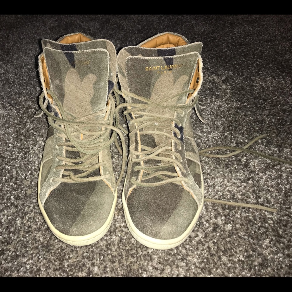 Saint Laurent high top sneakers